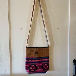 Multi Colored Aztec Design Purse